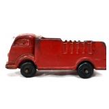 Vntg red Auburn Rubber toy truck