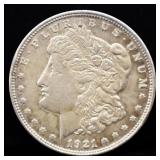 1921D Morgan silver dollar