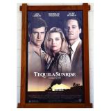 Framed Tequila Sunrise poster see pics NO SHIP