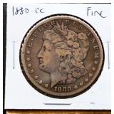 1880 Carson City Morgan silver dollar