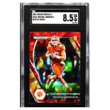 Graded 2021 Panini Prizm Trevor Lawrence card