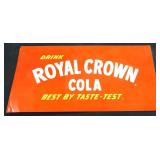 Metal 20.5x10.25 Royal Crown Cola sign