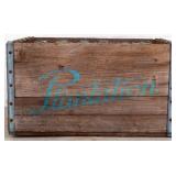 Vntg wood Visniak soda crate with bottles