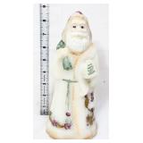 Fenton 9in Old World Santa w/ green sack figure