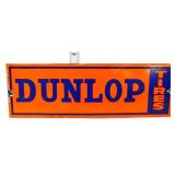 Porcelain 12x4 Dunlop Tires sign