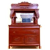 Vintage high back mirrored sideboard see pics