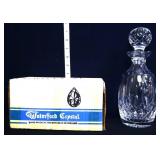 Waterford crystal 9in decanter w/ org box
