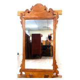 Vntg wood frame 18.5x36.5 mirror