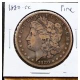 1880 Carson City Morgan silver dollar