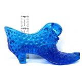Fenton blue hobnail shoe