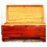 Vintage cedar lined blanket chest