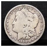 1900O Morgan silver dollar