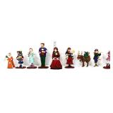 9 piece estate figural lot