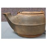 Vintage cast iron kettle