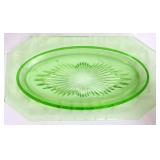 Vintage green depression dish