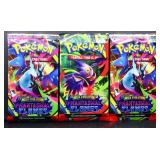 3 sealed Pokemon Phantasmal Flames booster packs