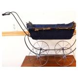 Vintage black doll buggy see pics