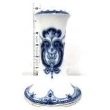 Vntg white/cobalt hat pin holder