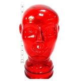 Red 12in glass head