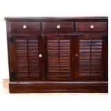Vintage Ethan Allen shutter door server see pics