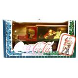 Die cast Coca Cola Christmas truck bank in box