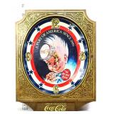 Vntg battery op Coca Cola Sprite Boy clock