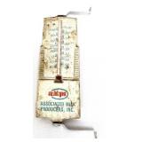 Vntg metal Associated Milk Products thermometer