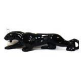 Vintage black Royal Haeger panther figure