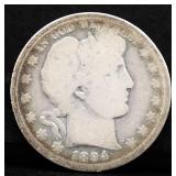 1894S barber half dollar