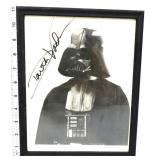 Darth Vader photo with signature