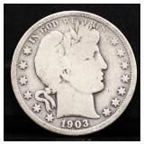 1903O barber half dollar