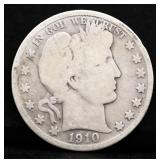 1910S barber half dollar