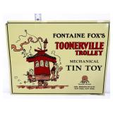 Metal 11x8.5 Toonerville Trolley Tin Toy sign