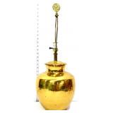Gold tone lamp, no shade