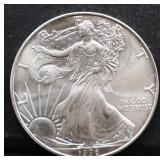1996 silver eagle coin
