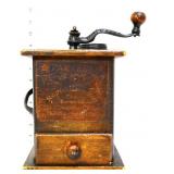 Vintage wood coffee grinder