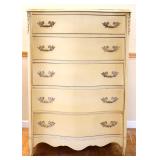Vintage French Provincial tall chest see pics