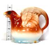 Vntg Czech royal hawk figural creamer