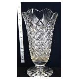 Waterford 8in artisan scallop vase