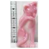 Fenton rosalene sitting cat figure