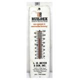 Vntg metal 3.25x11.5 Buildex Fastening thermometer