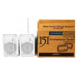 Set of 2 Bose 151 speakers in box