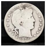 1914S barber half dollar