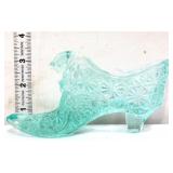 Fenton aqua daisy & button shoe