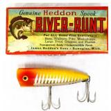 Vintage lure box with a lure