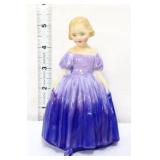 Royal Daulton 5in Marie child figure in purprle
