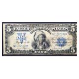 1899 Indian Chief $5 silver certificate