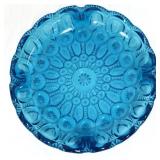 Vntg blue LE Smith moon & stars ashtray