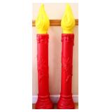 Pair 38in candle blow molds see pics NO SHIP