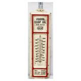 Vntg metal 3.75x13 Viborg Coop Oil thermometer